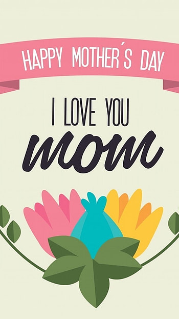 Mothers Day, I Love Mom, Painting HD phone wallpaper