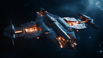 Stellar Voyager - Spaceship, Sci Fi, spaceship HD wallpaper