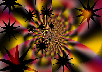 The Tunnel, white, black, red, yellow HD wallpaper
