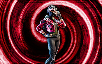 Riley, purple grunge background, Fortnite, vortex, Fortnite characters, Riley Skin, Fortnite Battle Royale, Riley Fortnite HD wallpaper