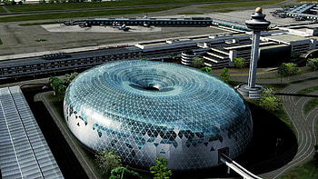 Singapore Changi International Airport Travels, Highly detailed scenery, Flight simulation, Realistic airport environment HD wallpaper