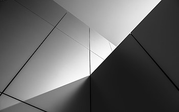 Buildings wall abstract black white HD wallpaper