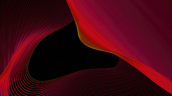 Wavy Lines Red Abstract , waves, abstract, dark, black, red, artist, artwork, digital-art HD wallpaper