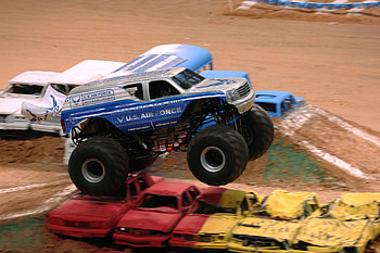 U.S. Air Force Afterburner, Monster Trucks HD wallpaper
