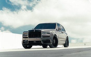 Rolls-Royce Cullinan, , front view, exterior, luxury SUV, new gray Cullinan, Cullinan tuning, British cars, Rolls-Royce HD wallpaper