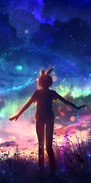 Aurora Nights — Anime , Anime, night, anime night HD phone wallpaper