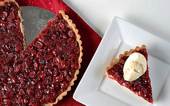 Food, Cherry, Sweet, Berry, Bakery Products, Baking, Pie, Piece HD wallpaper
