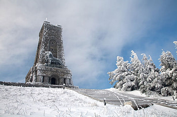 Shipka peak, Bulgaria, winter, graphy, snow, bulgaria, peak HD wallpaper