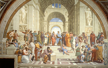 School of Athens, Raphael, renaisance, fine art, Athens HD wallpaper