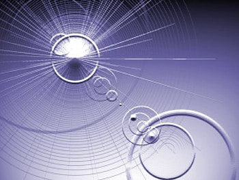 Beam Of Purple Light, abstract, 3d HD wallpaper
