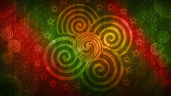 Abstract, Patterns, Circles, Form, Forms, Paints HD wallpaper