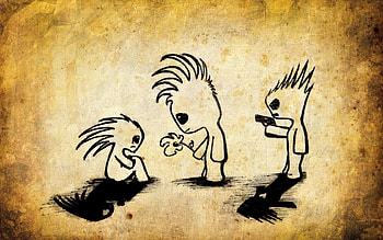 Art, Love, , Minimalism, Old Paper, Cartoons HD wallpaper