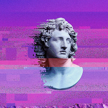 Mr. Vaporwave, Helios, Art, Pink, Sculpture, Magenta HD phone wallpaper