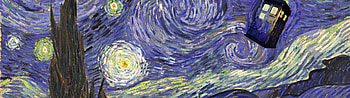 doctor who starry night tardis vincent van gogh Ultra or Dual High . HD wallpaper