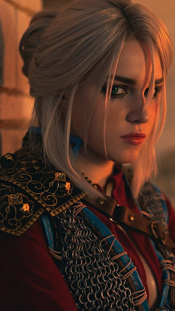 ciri, cosplay, hair, lip, beauty, witcher HD phone wallpaper