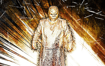 CeeLo Green, grunge art, american rapper, music stars, Thomas DeCarlo Callaway, yellow abstract rays, american celebrity, CeeLo Green HD wallpaper
