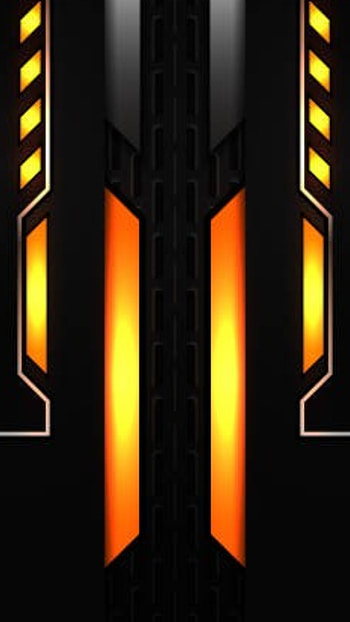 black yellow lines 3d, digital, amoled, material, neon, future, texture, design, gamer, abstract HD phone wallpaper