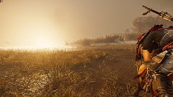 Ghost of Tsushima - Sunset, Ghost of Tsushima, Jin Sakai, gaming pc, PlayStation 5 HD wallpaper