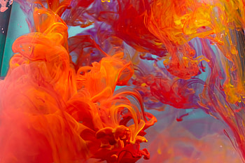 Macro, Paint, Liquid, Clots HD wallpaper
