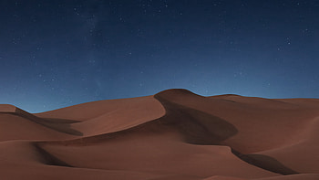 Desert Night , desert, nature HD wallpaper