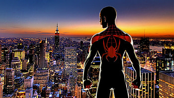 ... Ultimate Spider-Man (Miles Morales) by Xionice HD wallpaper