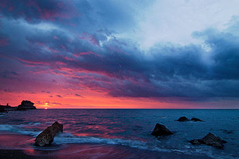 Cloudscape Dramatic Sky Coast , cloudscape, nature, sky, coast HD wallpaper