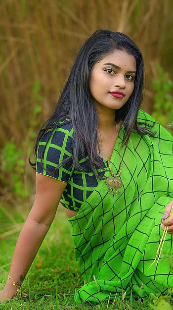 Lalita viyappu, telugu actress, saree lover HD phone wallpaper