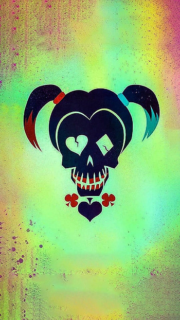 Harley Quinn symbol HD phone wallpaper