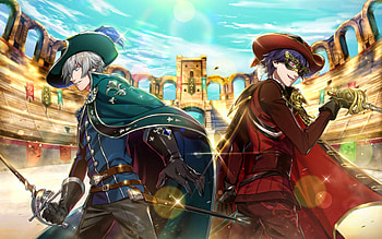 Jami, Ixa, battle, Otome Yuusha, manga, artwork, musketeers HD wallpaper