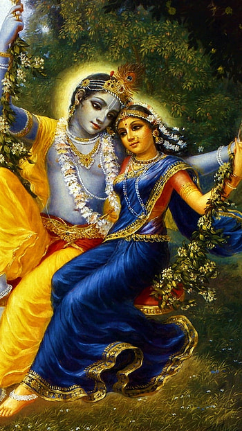 Radha Krishna , Love, God, Couple HD phone wallpaper