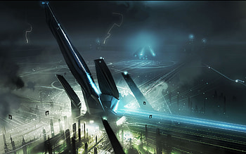 Movie - TRON: Legacy Spaceport Vehicle Spaceship HD wallpaper
