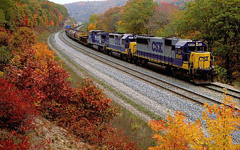 Nature, Autumn, Movement, Traffic, Train HD wallpaper