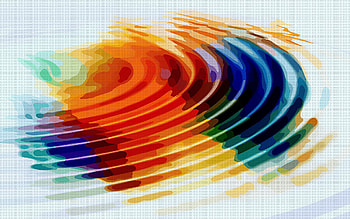 Color, Abstract, Waves, Rainbow, Colors HD wallpaper