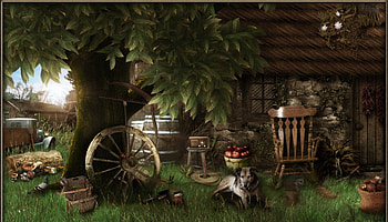 Back In The Hills, old, kid safe, country, house HD wallpaper