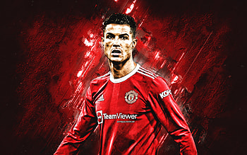 Cristiano Ronaldo, CR7, Manchester United FC, Portuguese footballer, Ronaldo Manchester United, Ronaldo portrait, grunge art, football HD wallpaper