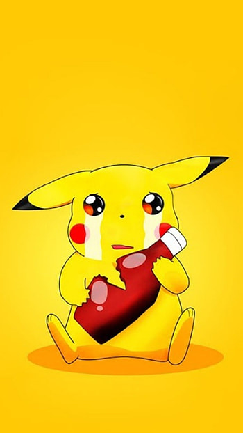 Cute Pikachu, Crying Pikachu HD phone wallpaper