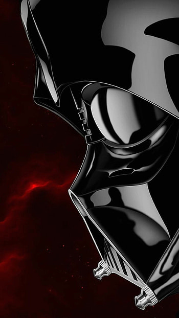 Handy background, Illustration of Vader, Star Wars, Intense lightsaber HD phone wallpaper