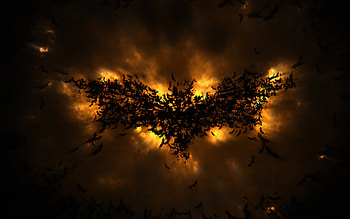 Dark Knight Rises, Batman logo, Abstract HD wallpaper