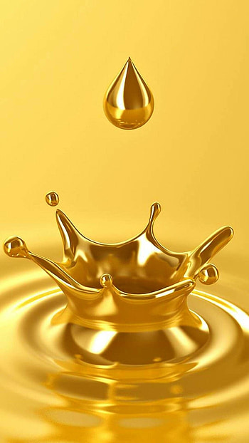 Gold Color, Notch HD phone wallpaper