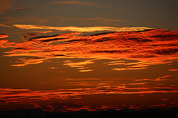 Evening Red Sky Sunset, evening, nature, sunset, sky HD wallpaper