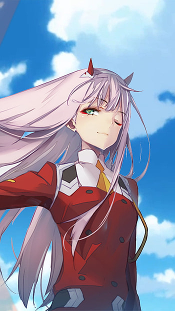 Zero Two Skyward - Darling in the FranXX Anime, Zero Two (Darling in the FranXX), Anime, Darling in the FranXX HD phone wallpaper