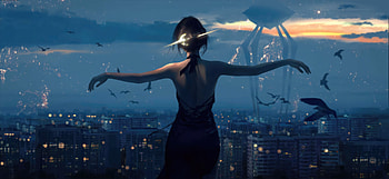 Twilight Delicate Radiance, fantasy-girls, artist, artwork, digital-art, artstation HD wallpaper