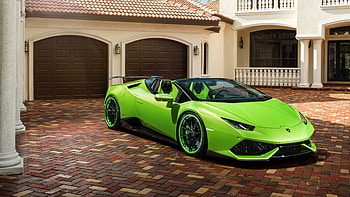 Fluo Capsule, Lamborghini Huracan HD wallpaper