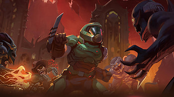 Fallout Shelter X Doom Eternal, doom-eternal, 2020-games, games, doom HD wallpaper
