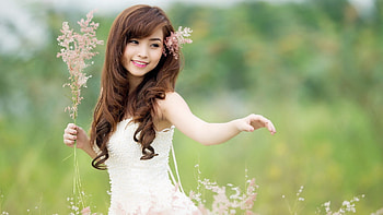 Cute Asian Girls Dancing HD wallpaper
