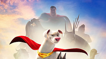 Krypto the Superdog, Ace, Merton, Chip DC League of Super-Pets HD wallpaper