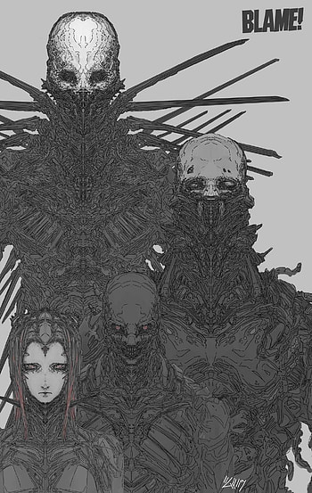 Blame, cyberpunk, anime HD phone wallpaper
