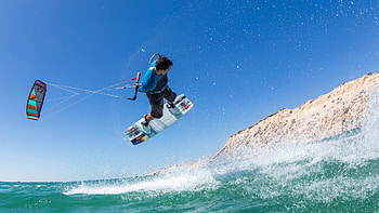 Best kiteboarding, Youri Zoon, Low pass, High definition HD wallpaper