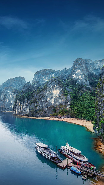 Ha Long Bay, Sony Xperia X, Scenic beauty, Captivating HD phone wallpaper