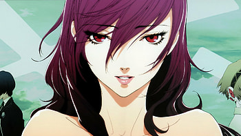 Anime Girls Kirijo Mitsuru Persona 3 Series Red Eyes HD wallpaper